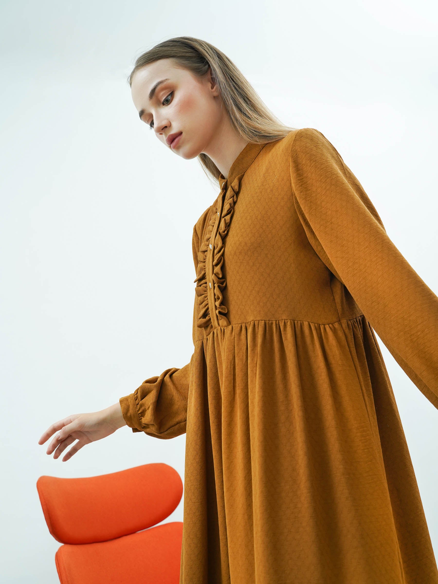 Alena Dress Caramel